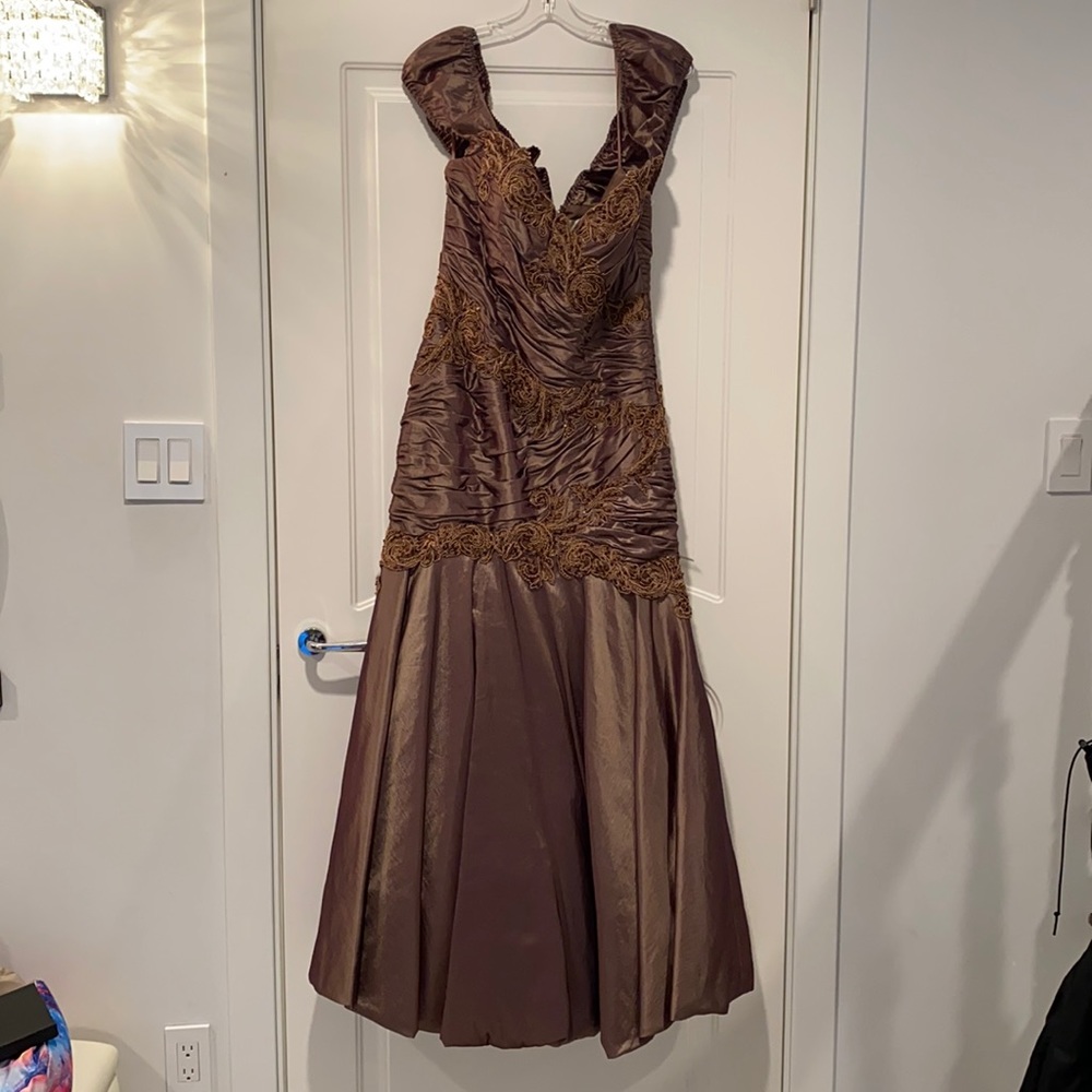 Satin Mother of the Bride Gown